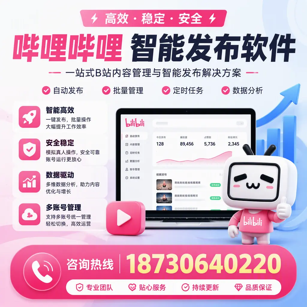 哔哩哔哩智能发布软件适用场景分析：在 淄博 的最佳实践